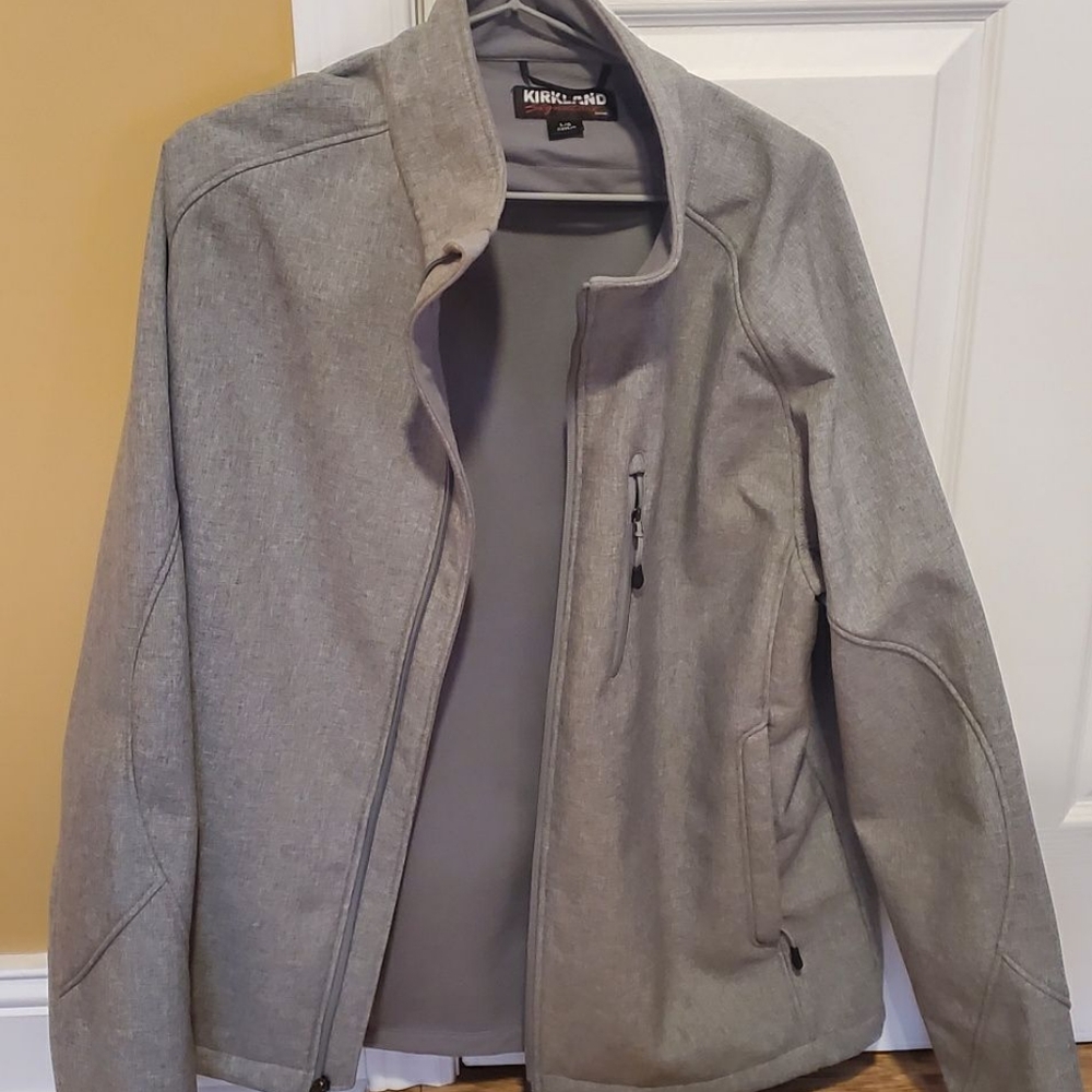 Men's grey casual jacket